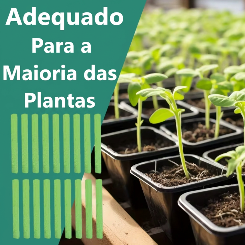 Bastões Fertilizantes Nutritivos 30 Peças