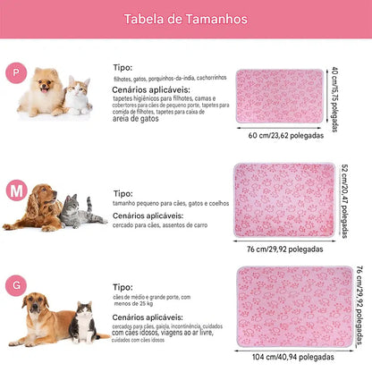 Manta Ultra Macia Patinhas para Pets