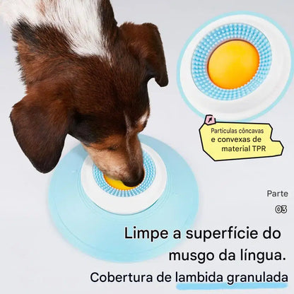 Comedouro lento interativo pet