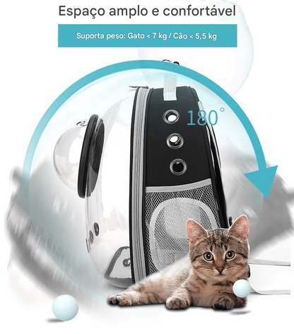 Mochila Transporte Pet “Capsule Espacial”