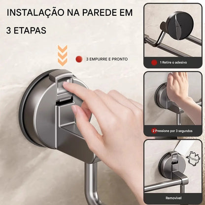 Toalheiro Duplo Sem Furos