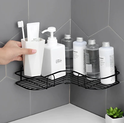 Kit 2 Prateleiras Adesivas Organizadoras para Banheiro e Cozinha