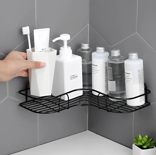 Kit 2 Prateleiras Adesivas Organizadoras para Banheiro e Cozinha
