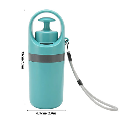 Coletor de Fezes Portátil para Pets com Dispenser de Sacolas