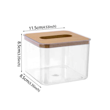 Porta Lenços Transparente Elegante