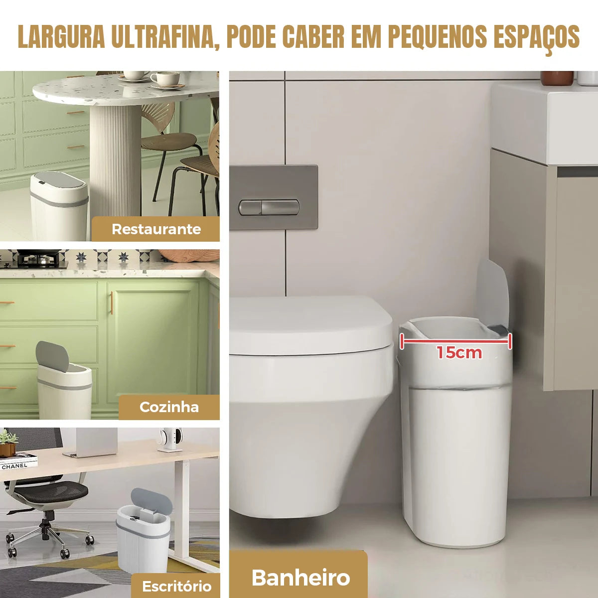 Lixeira Inteligente Automática 12L