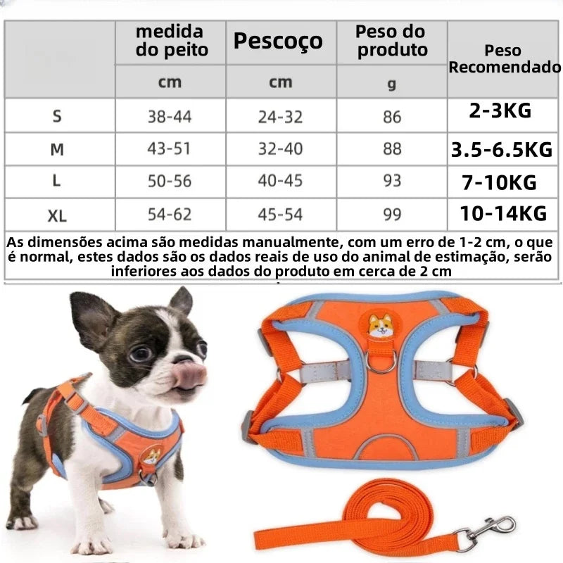 Guia e Peitoral Colete
