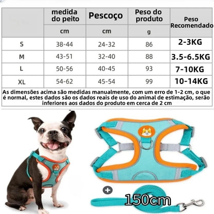 Guia e Peitoral Colete