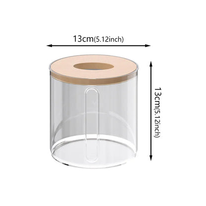 Porta Lenços Transparente Elegante