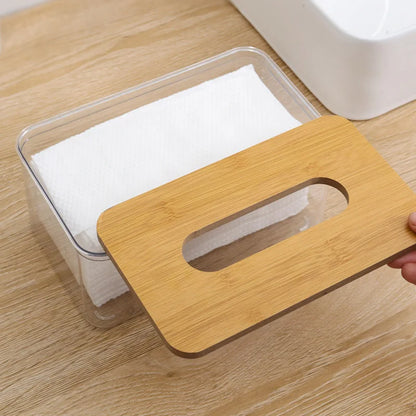 Porta Lenços Transparente Elegante