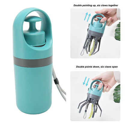 Coletor de Fezes Portátil para Pets com Dispenser de Sacolas