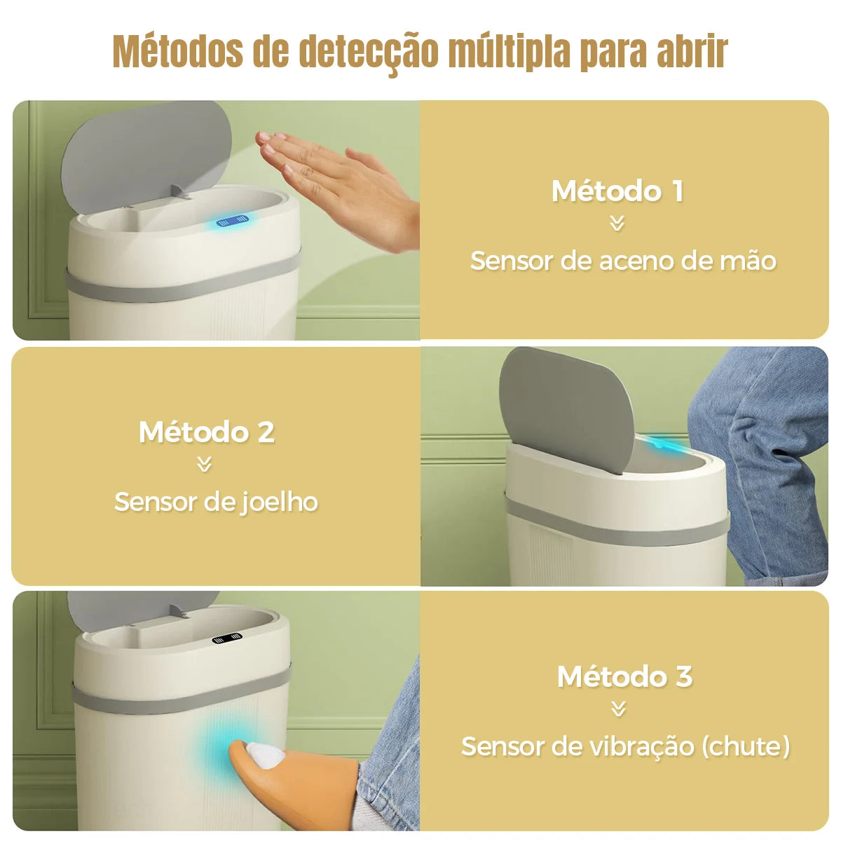 Lixeira Inteligente Automática 12L