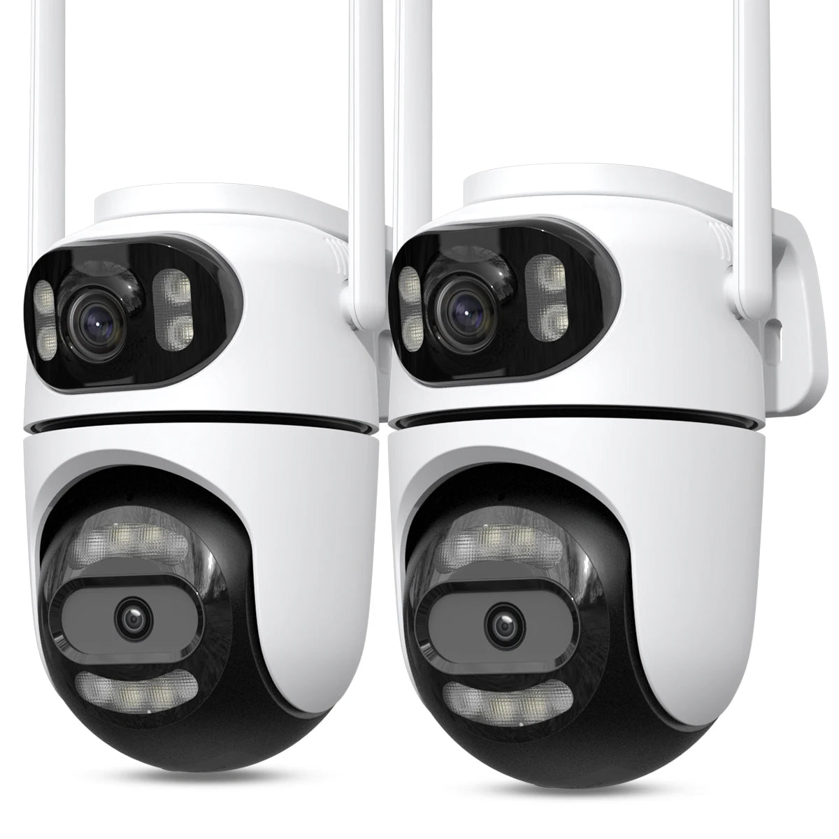 2 PCs IP Camera External PTZ WiFi Cameras Automatic Tracking Video Surveillance iCsee Security Protection