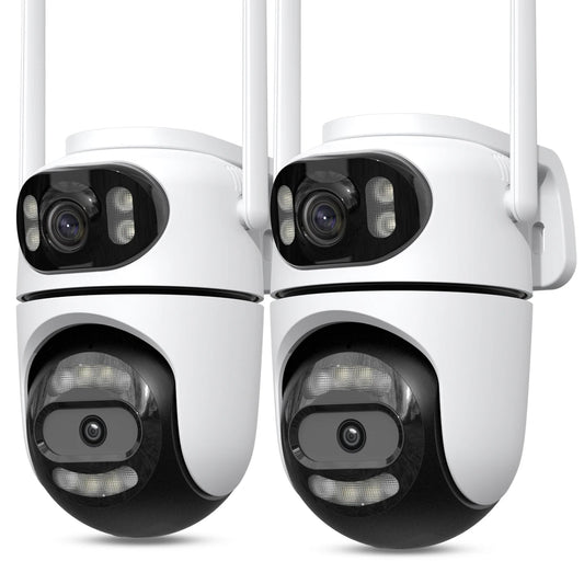 2 PCs IP Camera External PTZ WiFi Cameras Automatic Tracking Video Surveillance iCsee Security Protection
